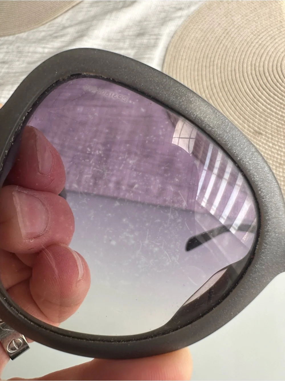 Prada Women's Oversized Butterfly Sunglasses - Gray Frame with Gradient Lenses